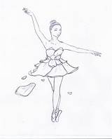 Bailarina Desenhos Colorir Bailarinas Barbie Petisa Coloringcity sketch template