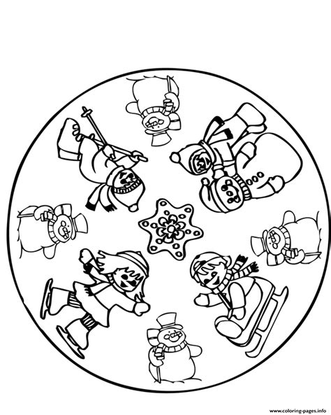 fun  winter se coloring pages printable