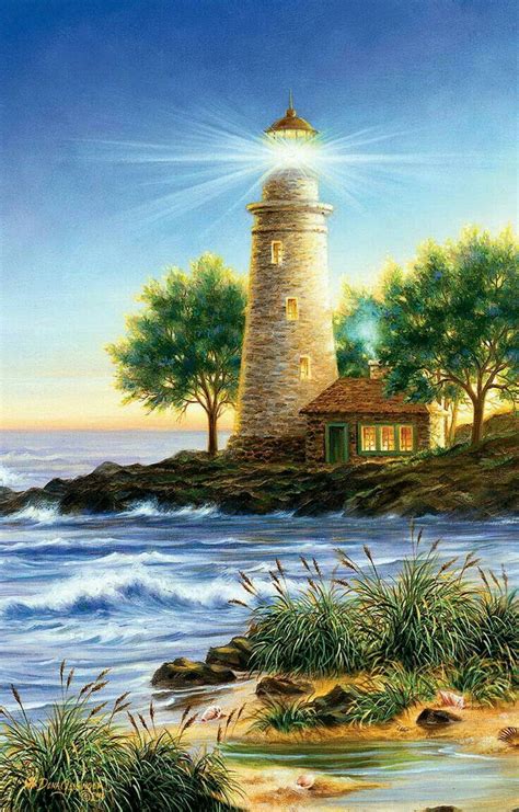 pin  ghegh  pnone backgrounds lighthouse painting lighthouse