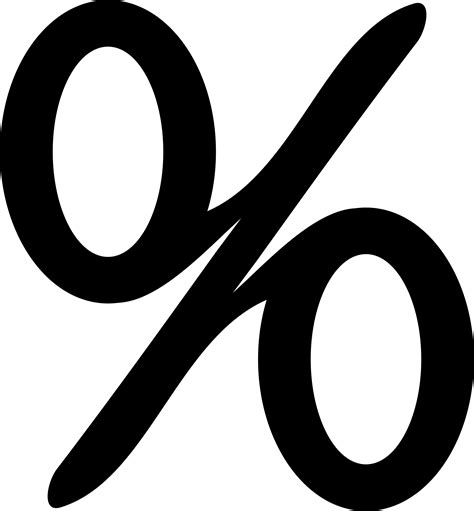clipart percentage sign