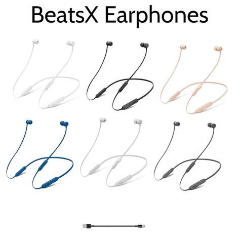 Beats By Dre Beats X Beatsx Wireless Bluetooth Earbuds Refurbished
