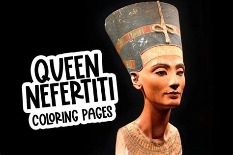 queen nefertiti coloring pages ancient egyptian royalty