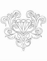 Coloring Pages Jewels Popular sketch template