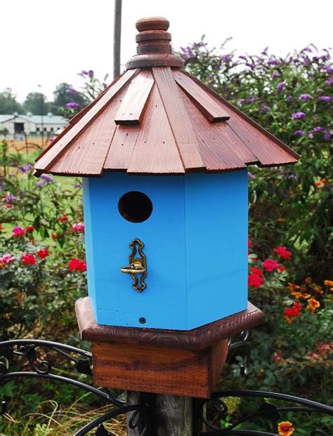bluebird house cottage bird house wooden birdhouses garden etsy bird houses bird house