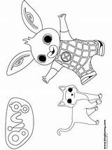 Bunny Kleurplaat Malvorlage Stimmen sketch template