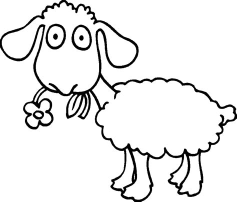 black  white drawing   sheep   flower   mouth