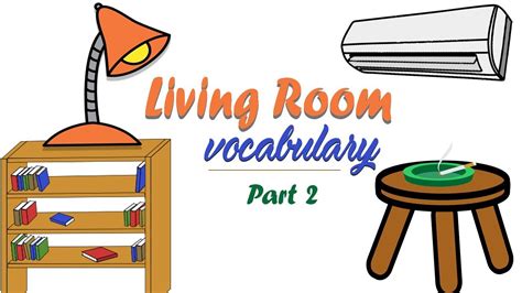living room vocabulary  kids learn english esl education