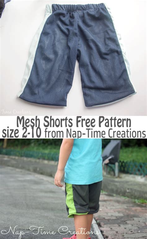 mesh shorts free pattern and summer fun 7 nap time creations sewing