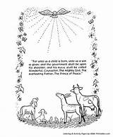 Coloring Jesus Pages Bible Birth Printables Testament Born Christmas Child Activity School Sunday Unto Sheets Baby Kids Crafts Nativity Winter sketch template