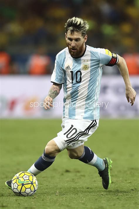 lionel messi argentina v brazil 2018 world cup qualifier print football posters lionel messi
