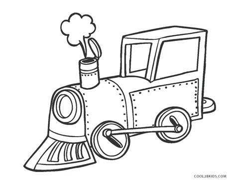 steam locomotive coloring page  getcoloringscom  printable