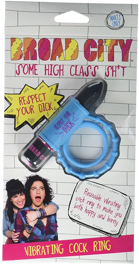 Broad City Respect Your Dick 10 Function Love Ring Blue