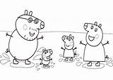 Peppa Pig Coloring Family Big Pages Pepa Colouring Draw Popular Trending Days Last sketch template
