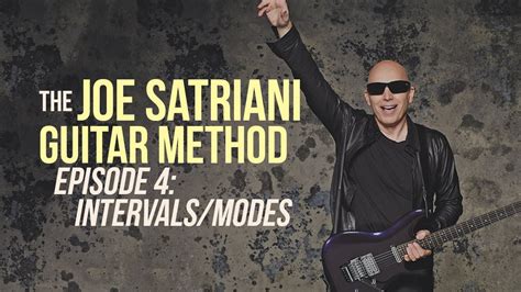 joe satriani guitar method episode  intervalsmodes youtube