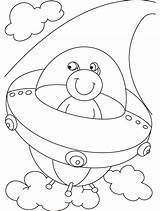 Ufo Coloring Pages Aliens Colouring Alien Vehicle Fly Advanced Called Their High Saucer Flying Drawing Kids Space Color Getcolorings Printable sketch template