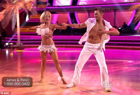 dancing with the stars james maslow shows off six pack abs daily mail online