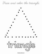 Triangle Coloring Trace Color Cursive Favorites Login Add sketch template
