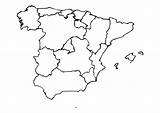 Spagna Spanien Colorare Espagne Spanje Kleurplaat Carte Malvorlage Lespagne Educol Nouveau Ausmalbild sketch template