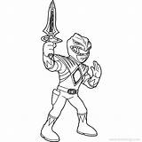 Dino Power Rangers Ranger Zord Xcolorings sketch template
