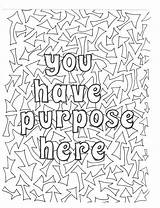 Coloring Pages Purpose Sheets Self Positive Yourself Affirmations Adult Talk Affirmation Sheet Printable Etsy Worksheets A5 Choose Board Quote Printing sketch template