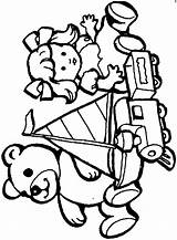 Toys Toy Colouring Coloring Pages Kids Clipart Fun Speelgoed sketch template