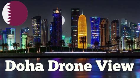 doha qatar drone view  youtube