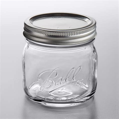 ball   oz pint elite wide mouth glass canning jar