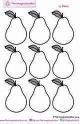 Coloring Kids Pears Printable Fruit Template Pages Color Preschool Apple Templates Fruits Colour Colouring Kleurplaten Visit Activities Choose Board Crafts sketch template