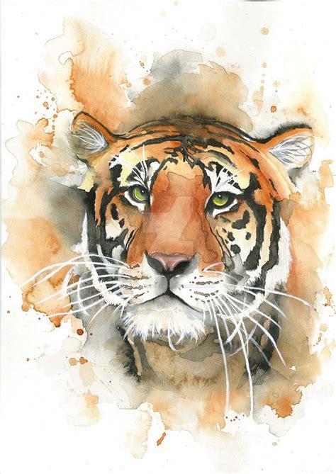 images  tigers  pinterest watercolor paper