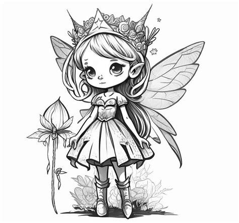 top  fairy princess coloring pages thptsuongnguyetanheduvn