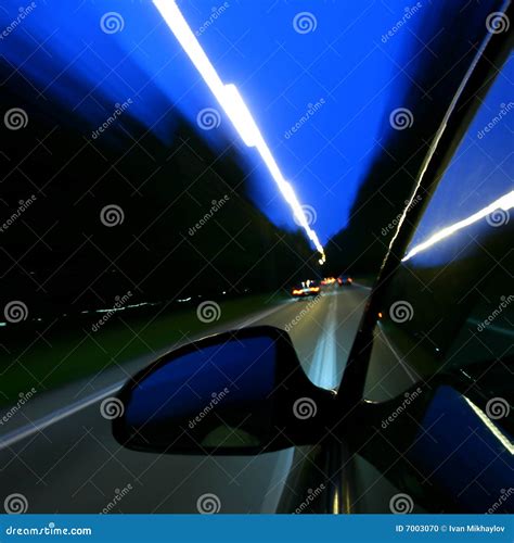 speed drive stock photo image  highway building blur