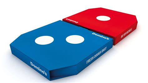 dominos  uk pizza boxes dieline design branding packaging inspiration