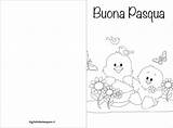 Pasqua Pulcini Colorare Biglietto Biglietti Bigliettidastampare Colomba Scegli Bacheca sketch template