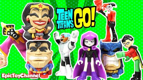 teen titans go toys and justice league movie wonder woman capture harley quinn and joker toys for