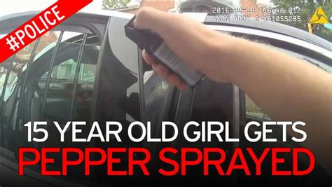 Girl 15 Slammed Against Wall Arrested And Pepper Sprayed Because She