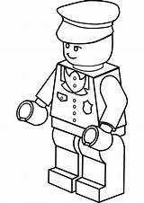 Lego Undercover City Coloring Pages Policeman sketch template
