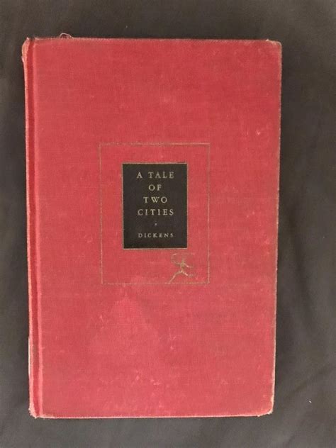 A Tale Of Two Cities By Charles Dickens Modern Library 1950