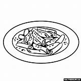 Cheese Macaroni Coloring Pages Thecolor sketch template