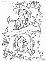 Chip Dale Coloring Pages sketch template