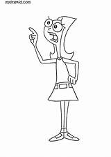 Phineas Ferb Flynn Candace sketch template