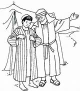 Joseph Coloring Pages Jacob Son Bible Story Kids Coat Many Colors Sheets Preschool Sunday School Choose Board sketch template