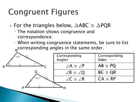 geometry  unit  congruent triangles powerpoint    id