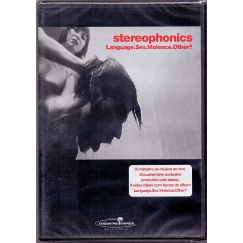 Dvd Stereophonics X Violence Other No Shoptime