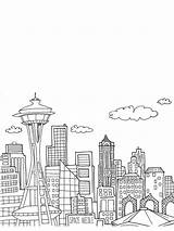 Coloring City Pages Printable sketch template