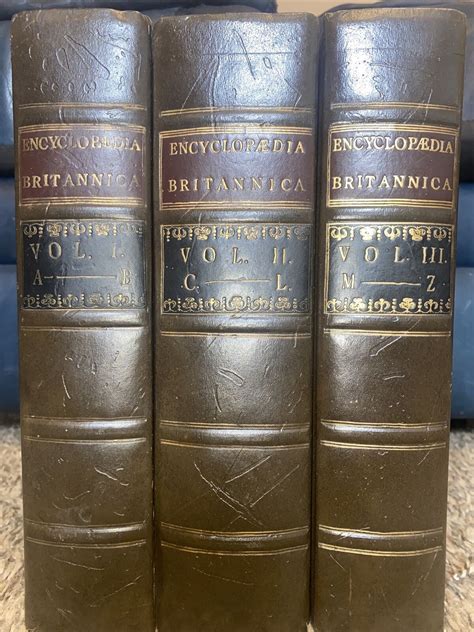 encyclopedia britannica   facsimile  volume set rare ebay