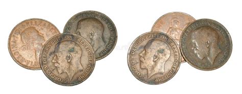 english pennies stock photo image  tails penny