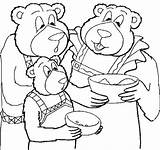 Bears Goldilocks Three Coloring Pages Sheets Little Color Getcolorings Printable Getdrawings Comments Coloringhome Popular Colorings sketch template