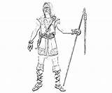 Skyrim Coloring Elder Scrolls Armor Nord Pages Printable Yumiko Collections Part Fujiwara Designlooter Drawings 17kb 667px Male sketch template