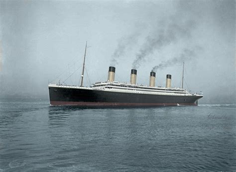 rms olympic   sea trial  late   rms titanic titanic