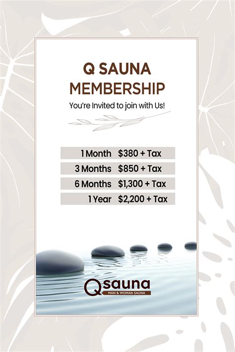 sauna membership youre invited  join    spa women